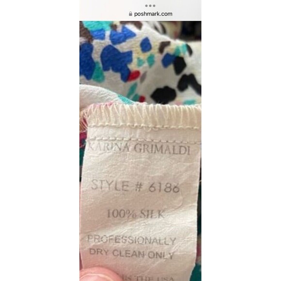 Karina Grimaldi Silk Playsuit Large Floral Feminine Boho Soft Clean Girl Romper - Picture 2 of 11